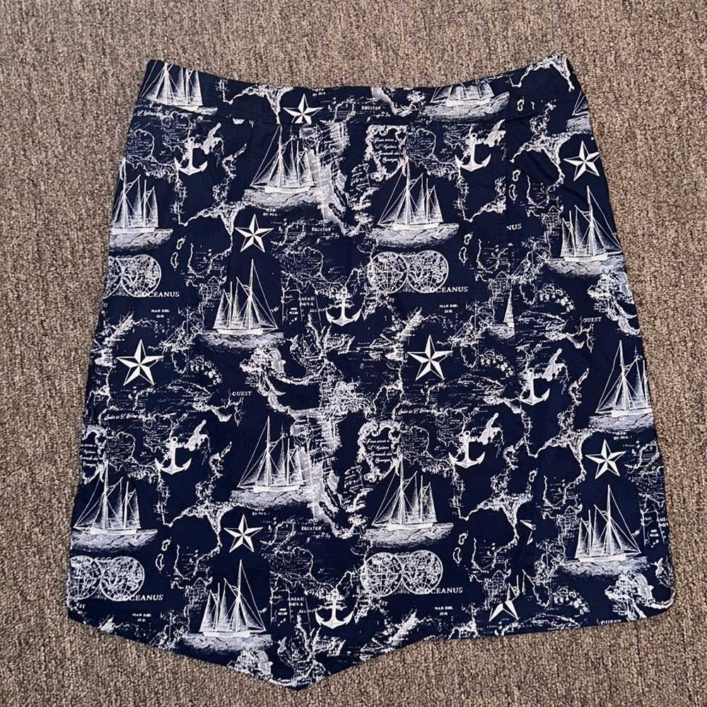 Women’s Super cute Nautical/Ocean Skirt *Great Condition*